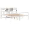 Bookcase Bed without Mattress White 180x200 cm - Hipomarket