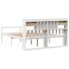 Bookcase Bed without Mattress White 180x200 cm - Hipomarket