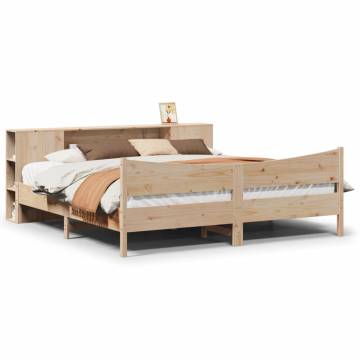 Super King Bed Frame 180x200 cm - Solid Pine Wood | Hipo Market