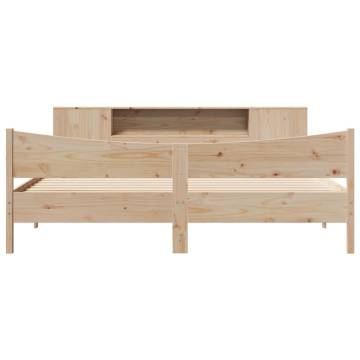 Super King Bed Frame 180x200 cm - Solid Pine Wood | Hipo Market