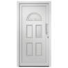 Front Door White 88x200 cm - Elegant & Secure Entrance