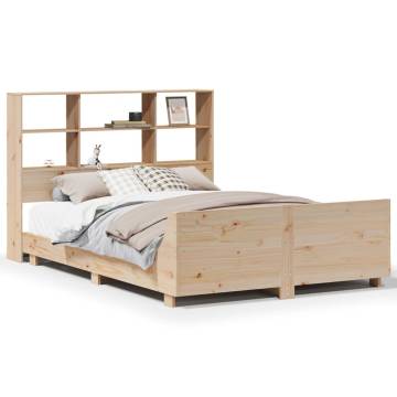 Solid Wood King Size Bed Frame 150x200 cm - Hipomarket