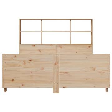 Solid Wood King Size Bed Frame 150x200 cm - Hipomarket