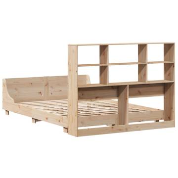 Solid Wood Pine Bed Frame 120x200 cm - No Mattress Included