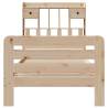 Bookcase Bed without Mattress 90x190cm Solid Pine - HipoMarket