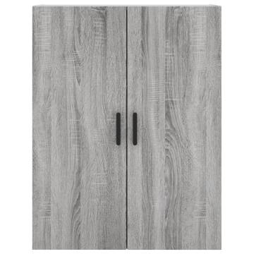 Highboard Grey Sonoma - Elegant Engineered Wood Storage