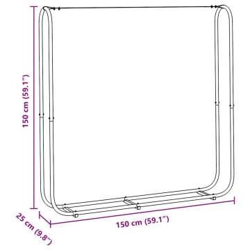 Firewood Rack with Steel Wire | Durable Galvanised Steel