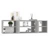 Stylish Wall Shelf in Concrete Grey - 102x30x29 cm