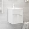 Sink Cabinet White 41x38.5x46 cm Engineered Wood Colour white Size 41 x 38.5 x 46 cm Number of 1 Number of Pieces 