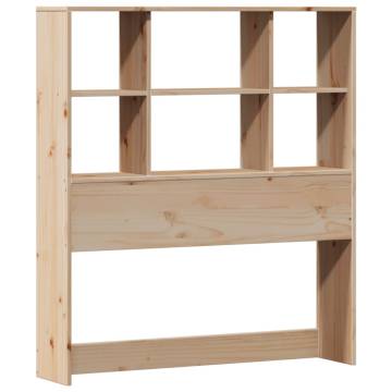 Bookcase Bed without Mattress 90x200cm Solid Pine | HipoMarket