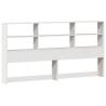 Bookcase Bed without Mattress White 180x200 cm | Hipomarket