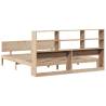 Bookcase Bed 180x200 cm Super King - Solid Pine Wood | Hipo Market