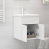 Stylish White Sink Cabinet - Engineered Wood 41x38.5x46 cm