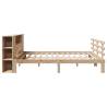 Bookcase Bed Super King 180x200 cm - Solid Wood Pine