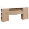 Bookcase Bed Super King 180x200 cm - Solid Wood Pine