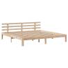 Bookcase Bed Super King 180x200 cm - Solid Wood Pine