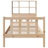 Bookcase Bed 75x190 cm - Solid Pinewood Small Single