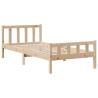 Bookcase Bed 75x190 cm - Solid Pinewood Small Single