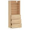 Highboard Sonoma Oak - Stylish Storage Solution | Hipo Market