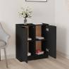 Stylish Black Sideboards - 2 pcs Engineered Wood | HipoMarket