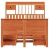 Bookcase Bed in Wax Brown | Solid Pine 120x190 cm - HipoMarket