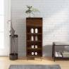 Shoe Cabinet Brown Oak - 40x36x105 cm Engineered Wood