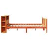 Bookcase Bed without Mattress - Wax Brown 120x190 cm | HipoMarket