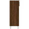 Shoe Cabinet Brown Oak - 40x36x105 cm Engineered Wood