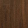 Shoe Cabinet Brown Oak - 40x36x105 cm Engineered Wood