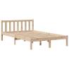 Bookcase Bed without Mattress 120x200 cm - Solid Pine Wood