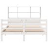 Bookcase Bed without Mattress White 120x190 cm | Hipomarket UK