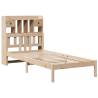 Bookcase Bed 90x200 cm - Solid Pine Wood Frame | HipoMarket