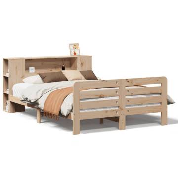 Solid Wood Pine Bed Frame 120x200 cm - Stylish & Durable