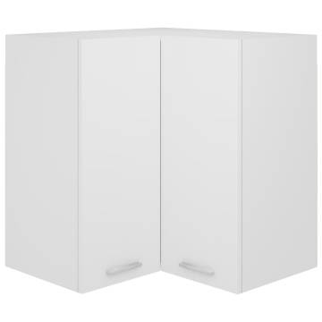 Hanging Corner Cabinet White - Space Saving Storage Solution