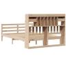 King Size Bookcase Bed in Solid Pine - 150x200 cm | HipoMarket