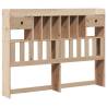 King Size Bookcase Bed in Solid Pine - 150x200 cm | HipoMarket