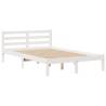 Bookcase Bed without Mattress - White 120x200 cm Solid Pine