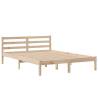 Bookcase Bed 160x200 cm - Solid Wood Pine Without Mattress