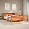  Bed Frame without Mattress Wax Brown 180x200 cm Super King Solid Wood Pine Colour wax brown Size 180 x 200 cm 