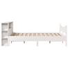 White Solid Wood Bed Frame 120x190 cm | Stylish & Functional