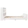 White Super King Bed Frame 180x200 cm - Solid Pine | HipoMarket