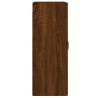 Stylish Wall Mounted Cabinets - 2 pcs Brown Oak | HipoMarket