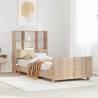  Bed Frame without Mattress 100x200 cm Solid Wood Pine Colour natrual Size 100 x 200 cm 