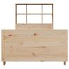 Solid Wood Pine Bed Frame 100x200 cm Without Mattress