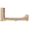 Solid Wood Pine Bed Frame 100x200 cm Without Mattress