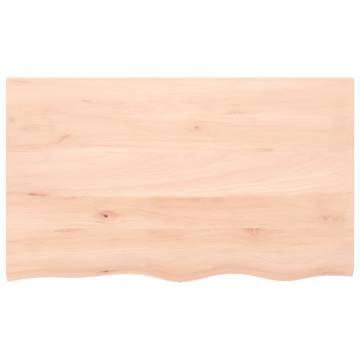 Wall Shelf 100x60x2 cm Untreated Solid Wood Oak - HipoMarket