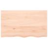 Wall Shelf 100x60x2 cm Untreated Solid Wood Oak - HipoMarket