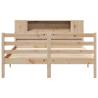 Bookcase Bed King Size 150x200 cm - Solid Pine Wood