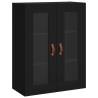 Elegant Highboard Black 69.5x34x180 cm - Stylish Storage Solution