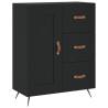 Elegant Highboard Black 69.5x34x180 cm - Stylish Storage Solution